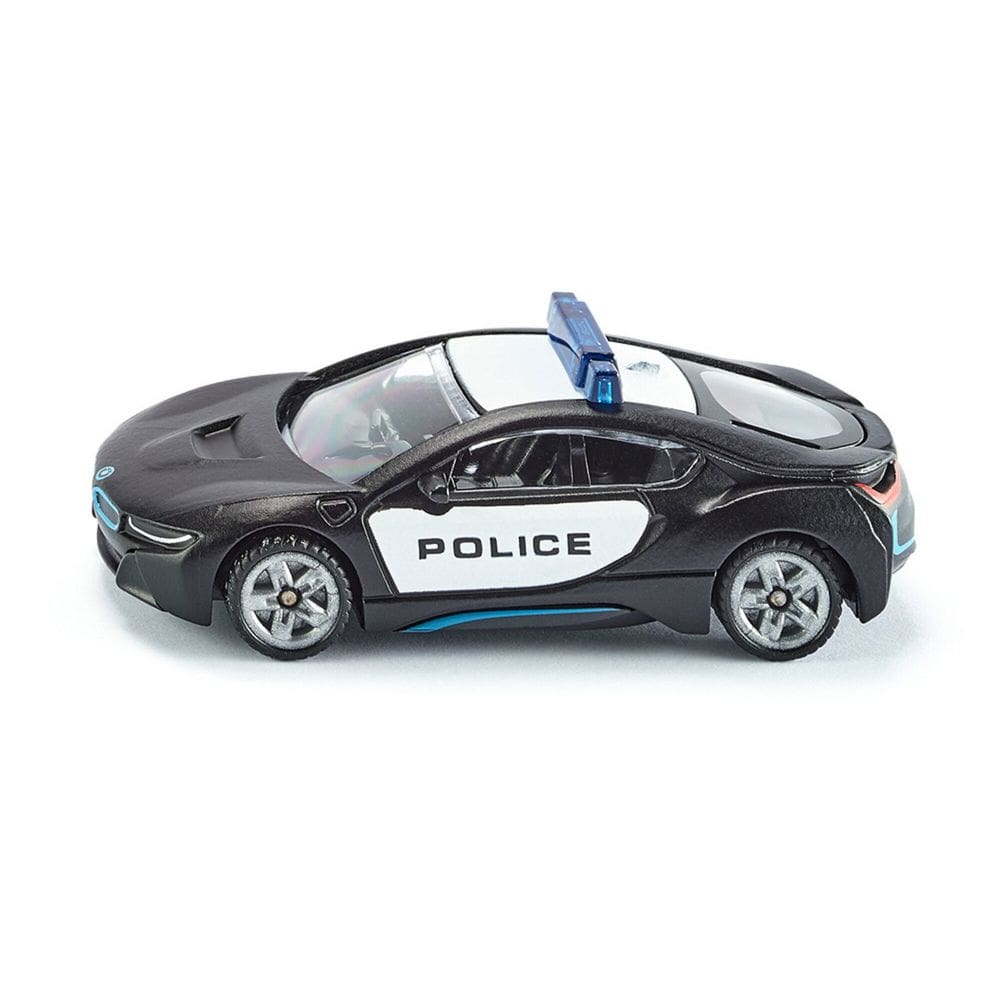 Miniatura Siku BMW I8 Policia Americana Pneus Em Borracha