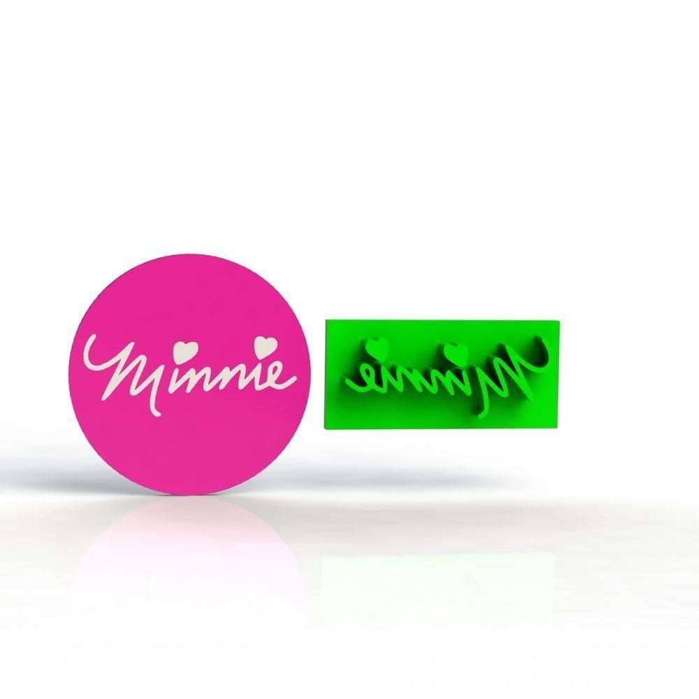 Cortador Marcador Logo Minnie 4 Cm