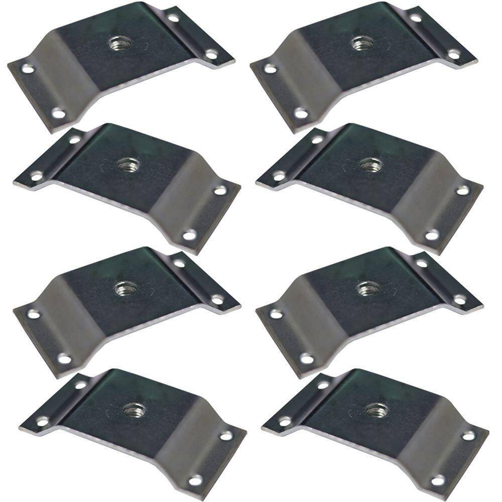 Kit 8 Chapinhas Elevada Fixação Pés Palito Rosca 5 16