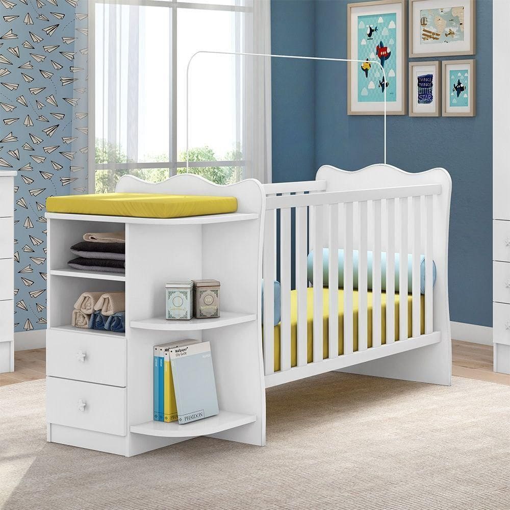 Berço Mini Cama Winter Branco
