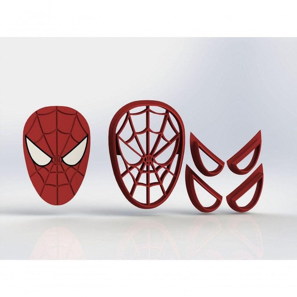 Cortador Heróis - Homem Aranha Modular Tamanho 6 Cm