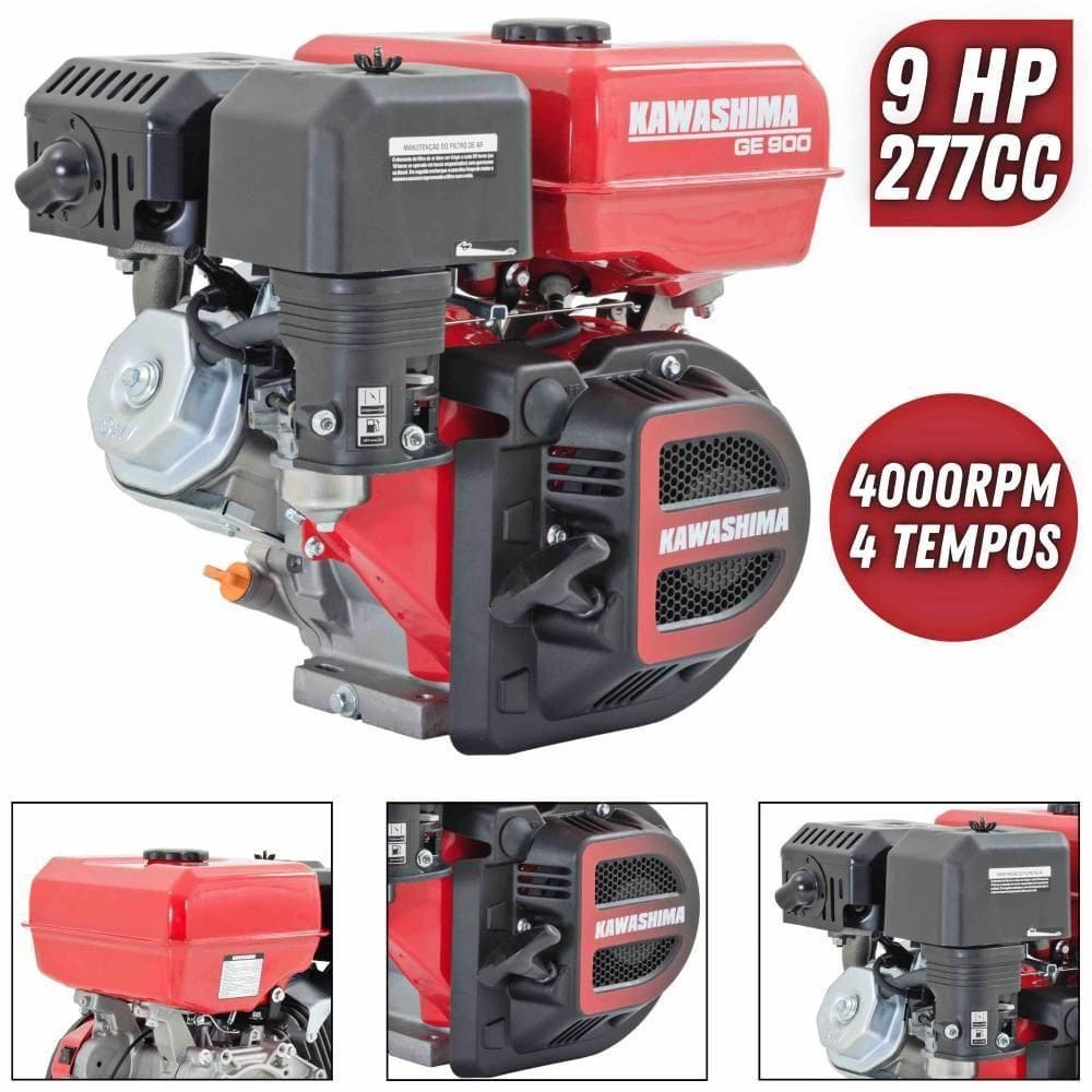 Motor Estacionário Ge-900 9hp 277cc 4 Tempos Partida Manual