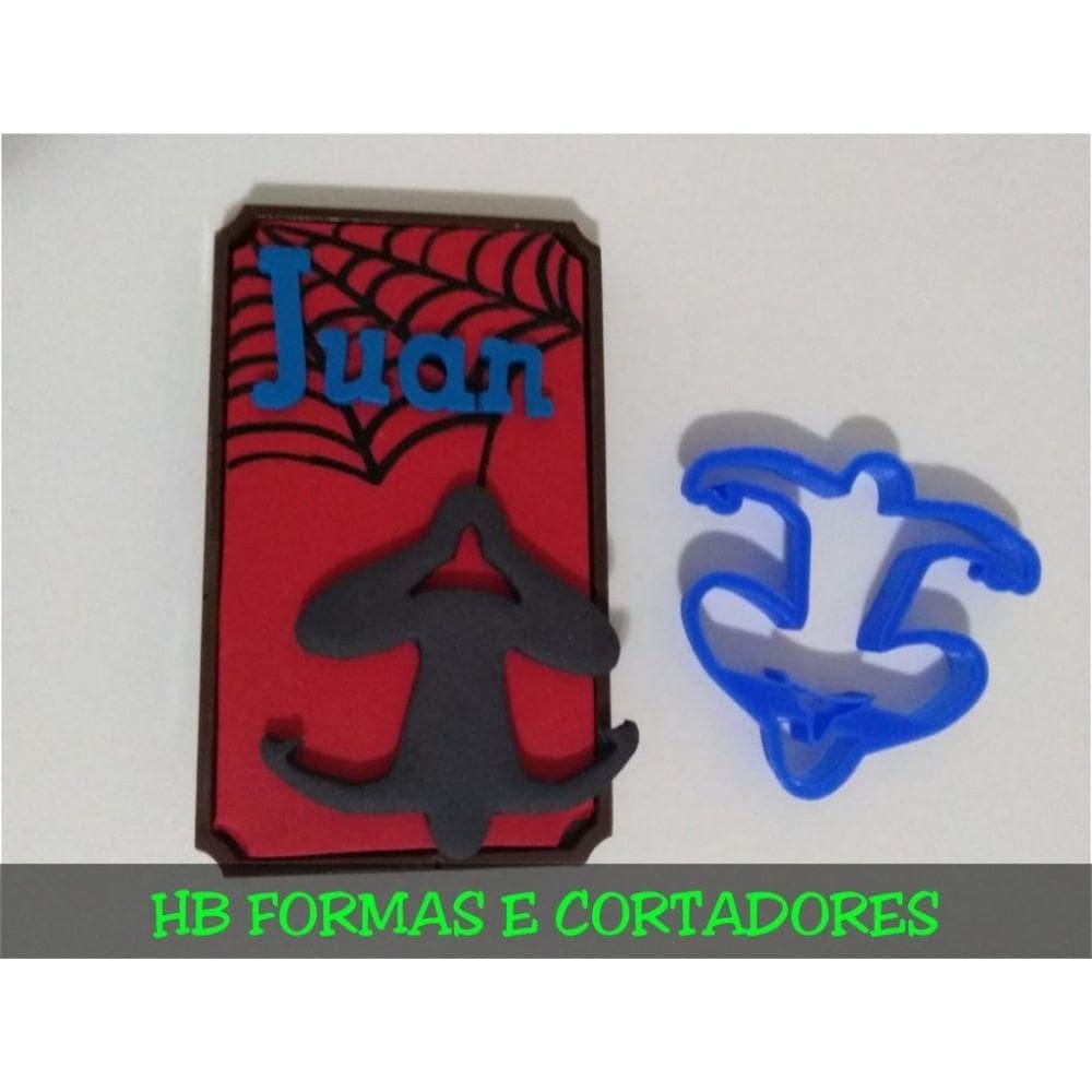 Cortador Silhueta Homem Aranha Tamanho 6 Cm