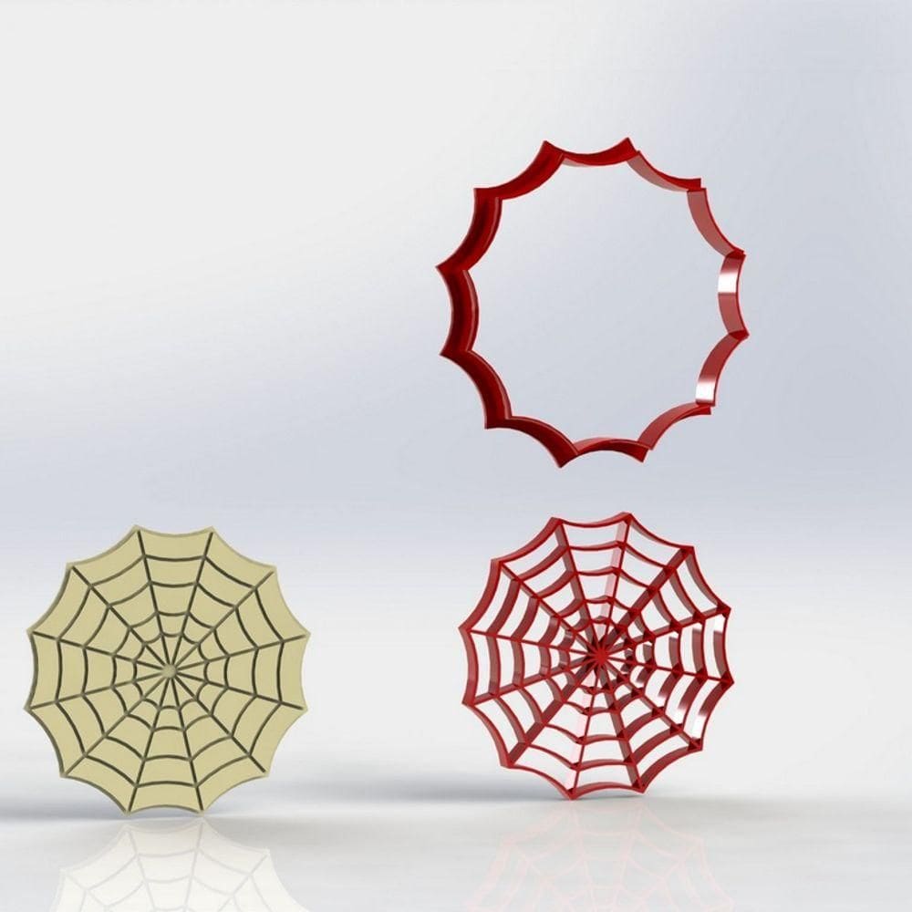 Cortador Homem Aranha Teia Modular Tamanho 5cm