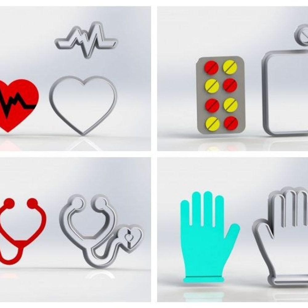 Cortador Kit Enfermagem Mod 1 Tamanho 5cm