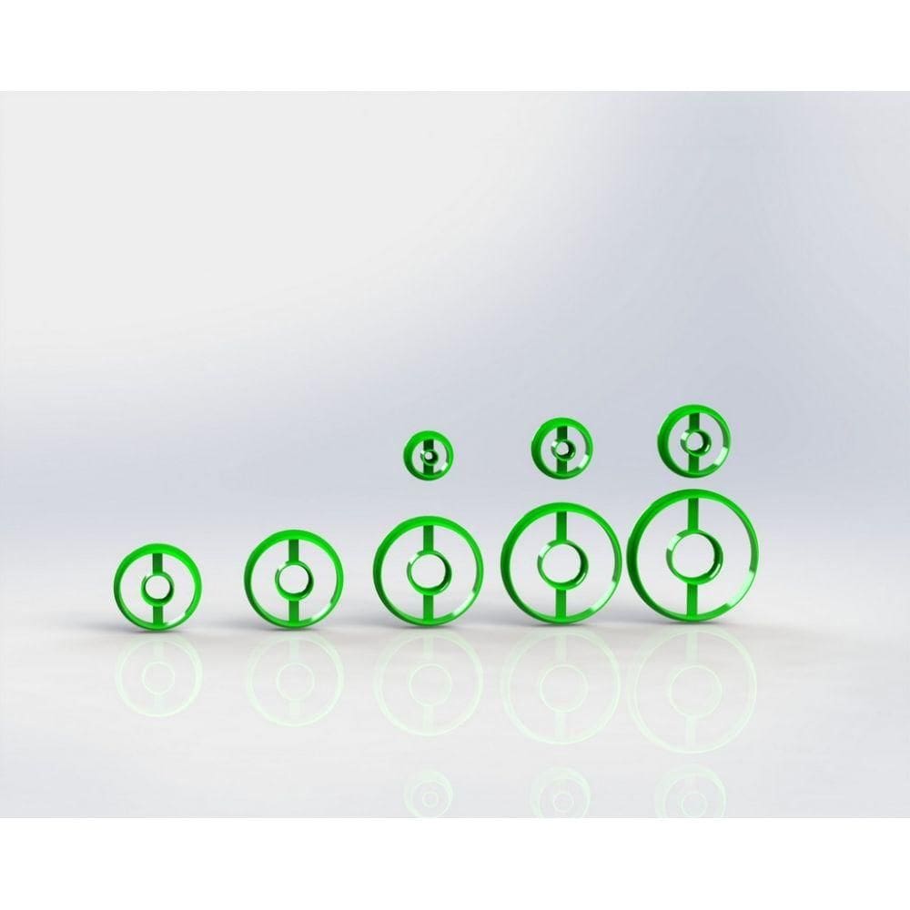 Cortador Polymer Clay (mod 57) Tamanho 2 Cm