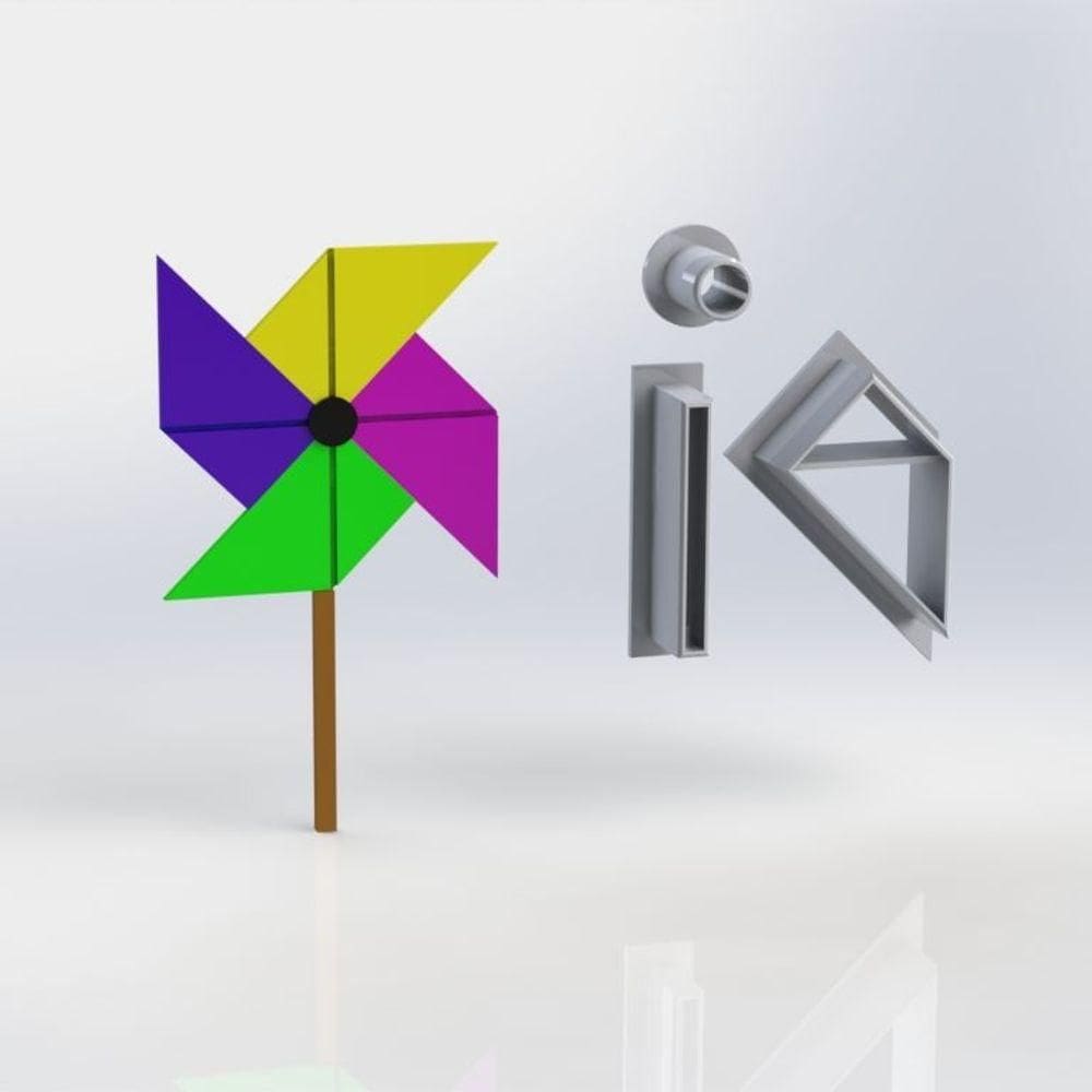 Cortador Catavento Modular Tamanho 6cm