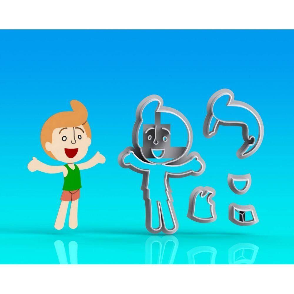 Cortador Mundo Bita Tito Modular Tamanho 8cm