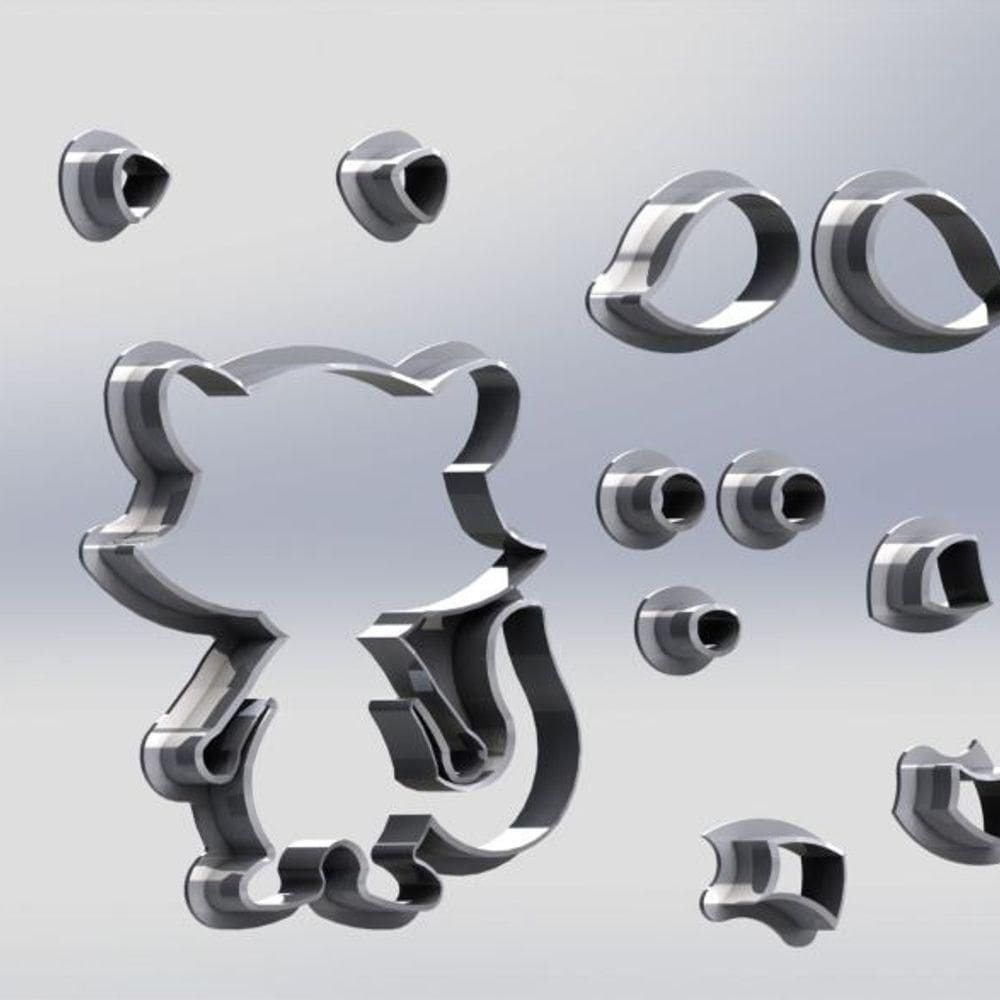 Cortador Guaxinim Modular Tamanho 6cm
