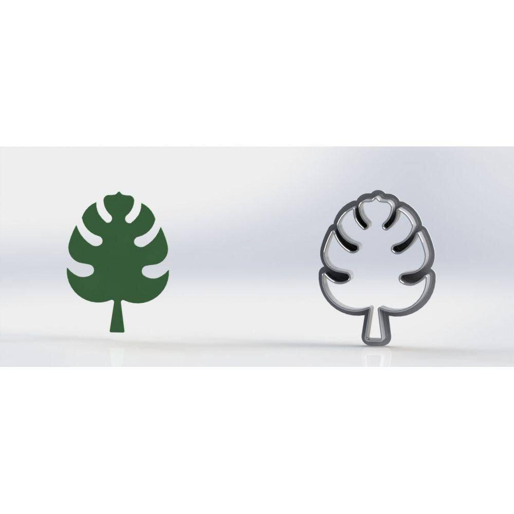 Cortador Moana Folha Tamanho 6cm