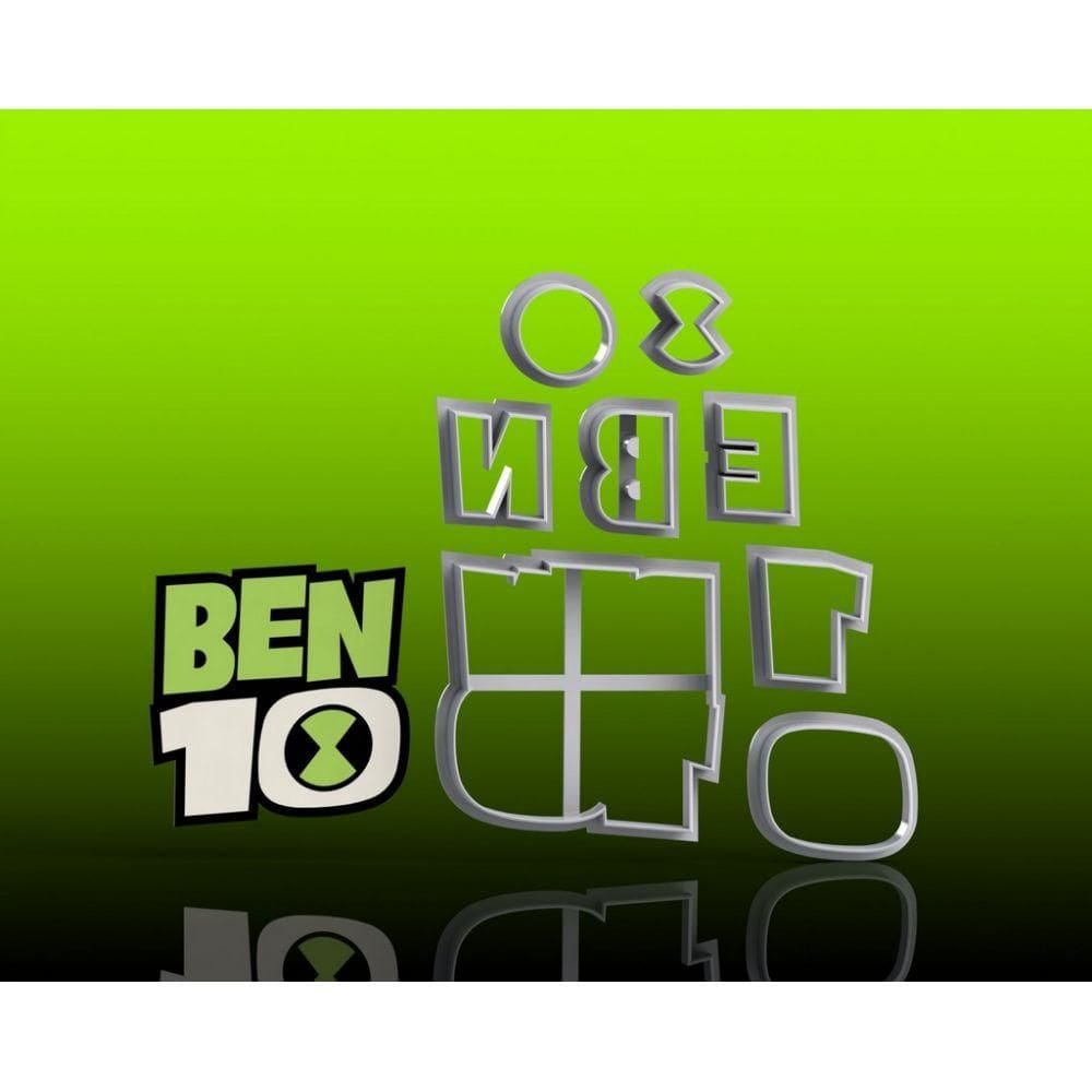 Cortador Ben 10 Logo Modular Tamanho 7cm