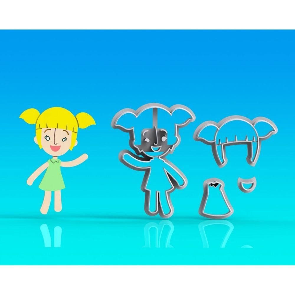 Cortador Mundo Bita Lila Modular Tamanho 7cm