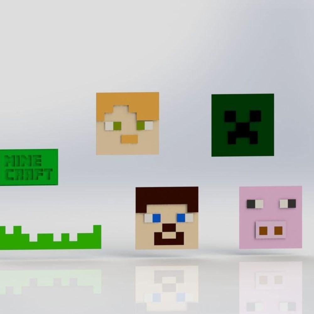 Cortador Kit Minecraft Tamanho 4cm
