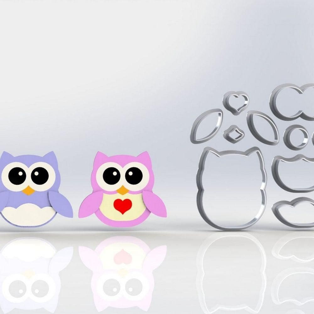 Cortador Corujas Tamanho 5cm