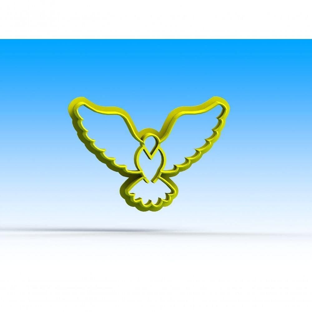 Cortador Pomba - Batizado - Espirito Santo Tamanho 9 Cm