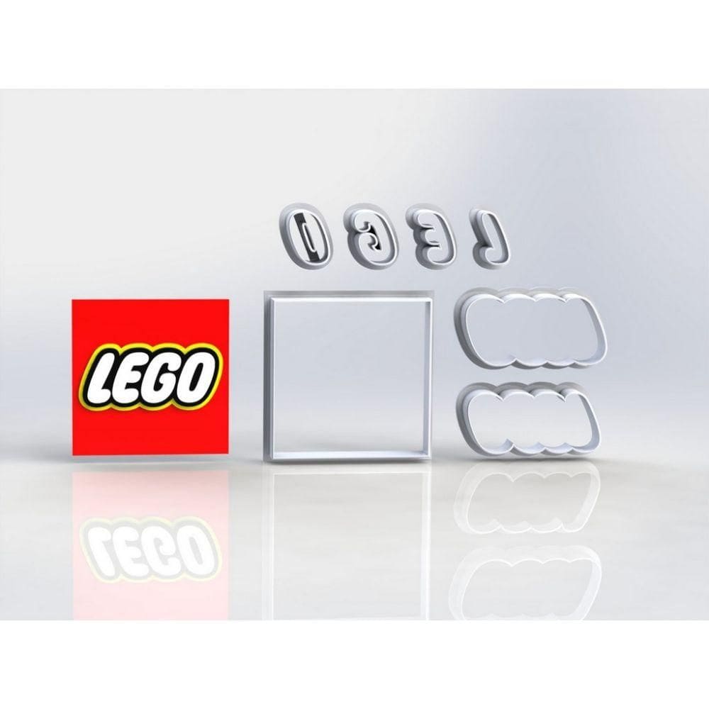 Cortador Lego Logo Modular Tamanho 5cm