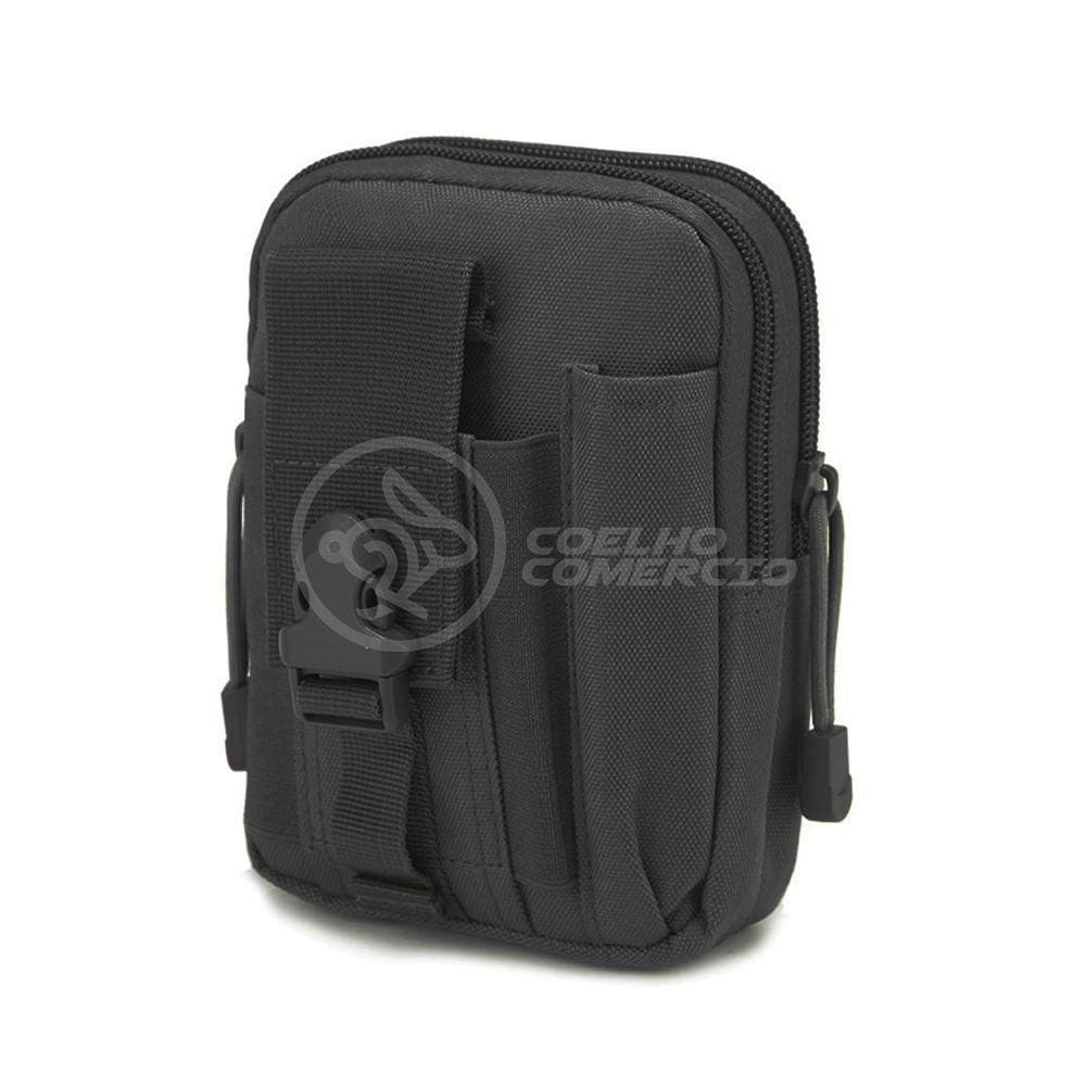 Bolsa Preta Kit Ferramentas De Camping Acessórios