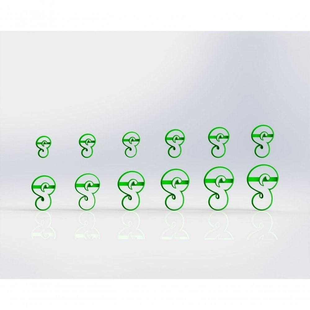 Cortador Polymer Clay Mod 39 Tamanho 8 Cm