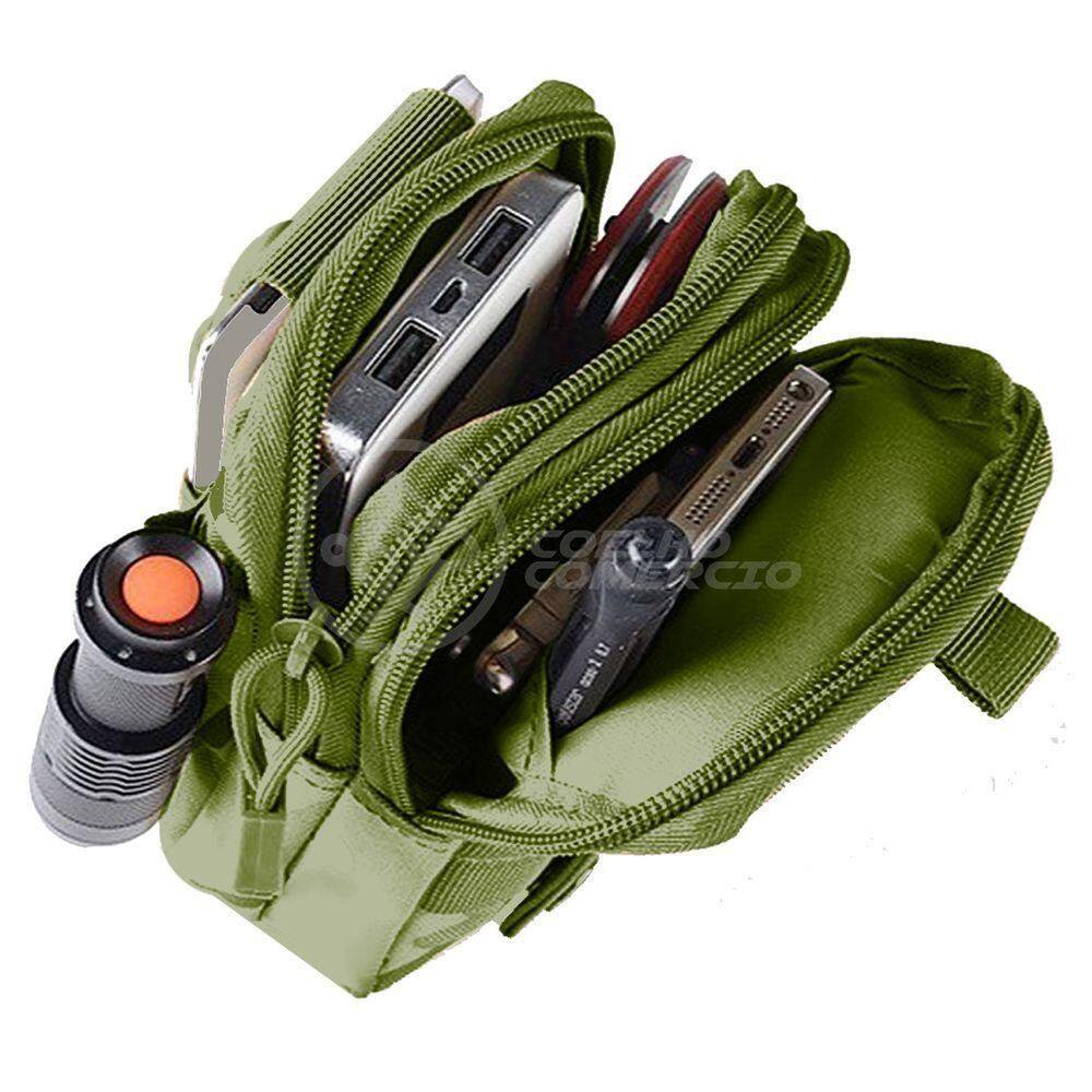 Bolsa Verde Militar Kit DFerramentas De Camping Acessórios