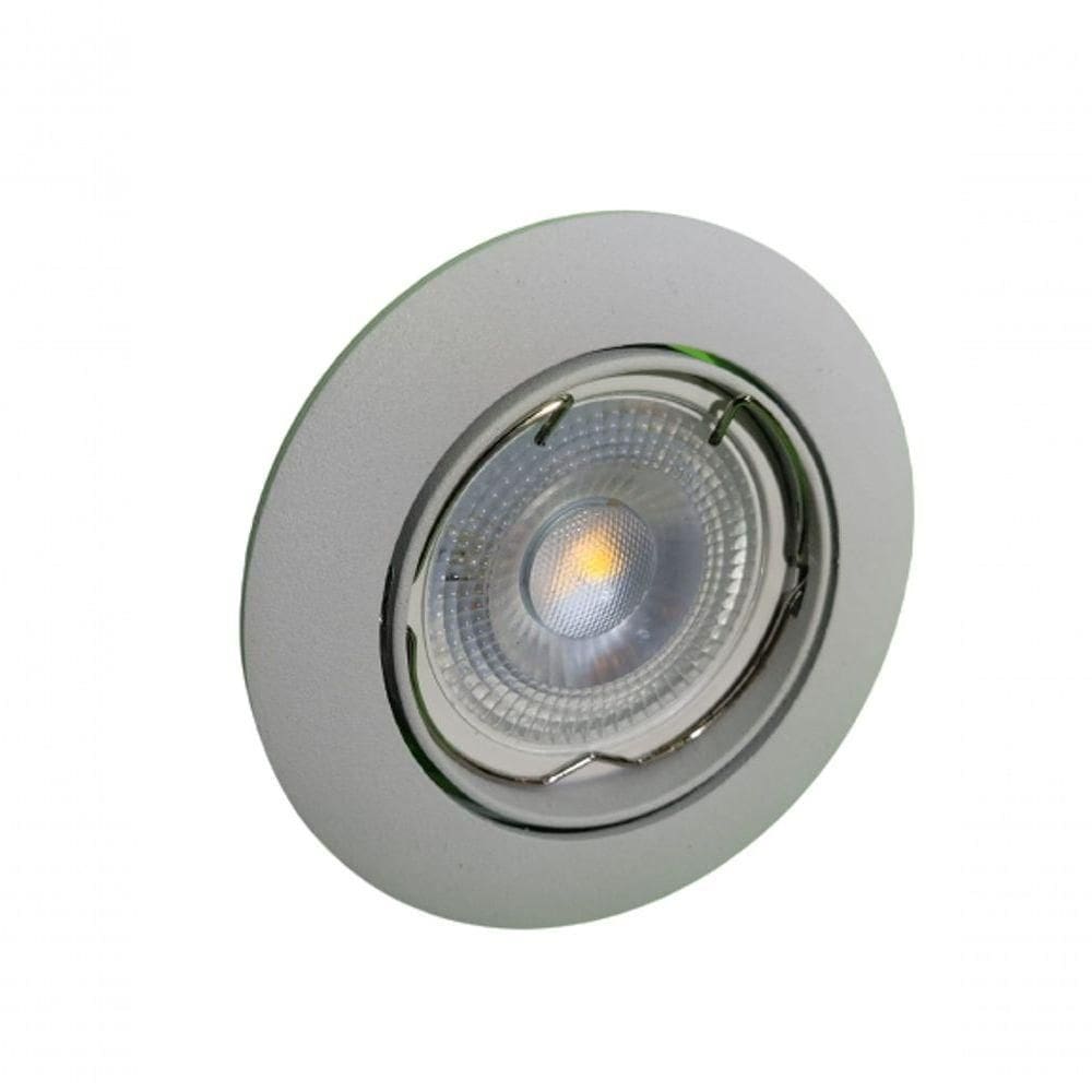 Spot Embutir Movel Redondo Mr16 - Com Lampada Led Cor Produto Branco Cor Da Lâmpada Branco Quente