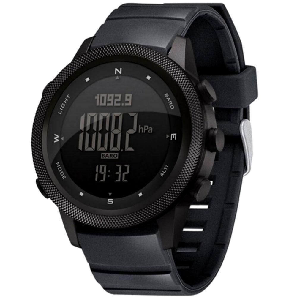 Relógio Masculino Esportivo North Edge Apache 46 Altímetro Barômetro Bússola Prova D`água