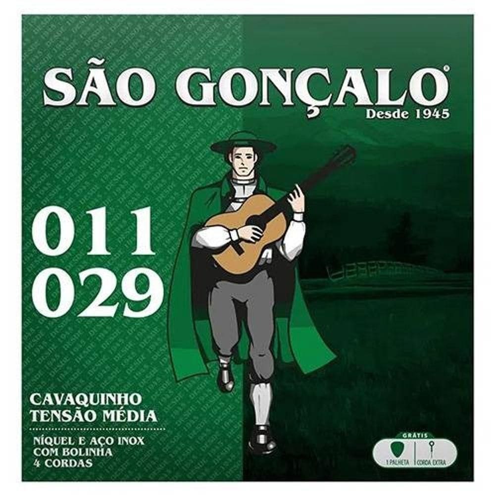 Jogo De Cordas Niquel P-cavaquinho 0.011 - 0.029 São Gonçalo