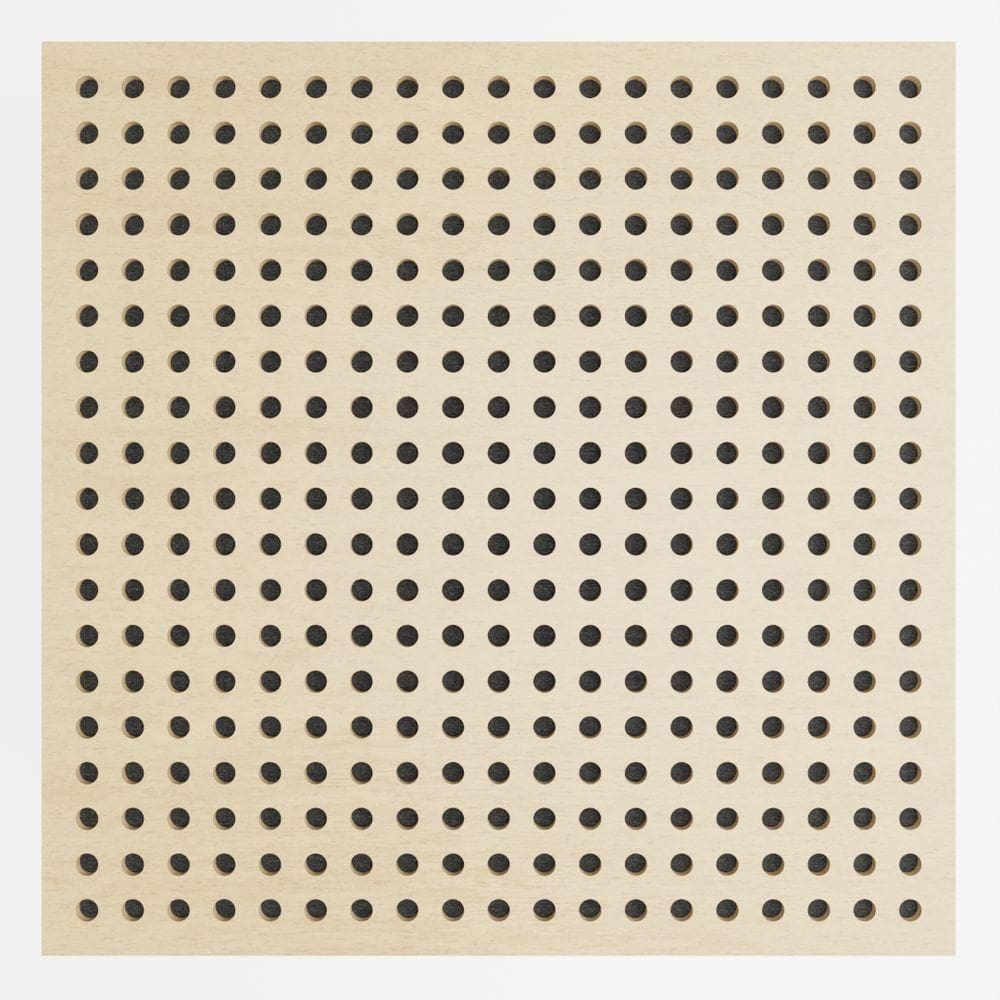 Painel Acústico Absorvedor Decorativo 60x60mm Maestra Carvalho