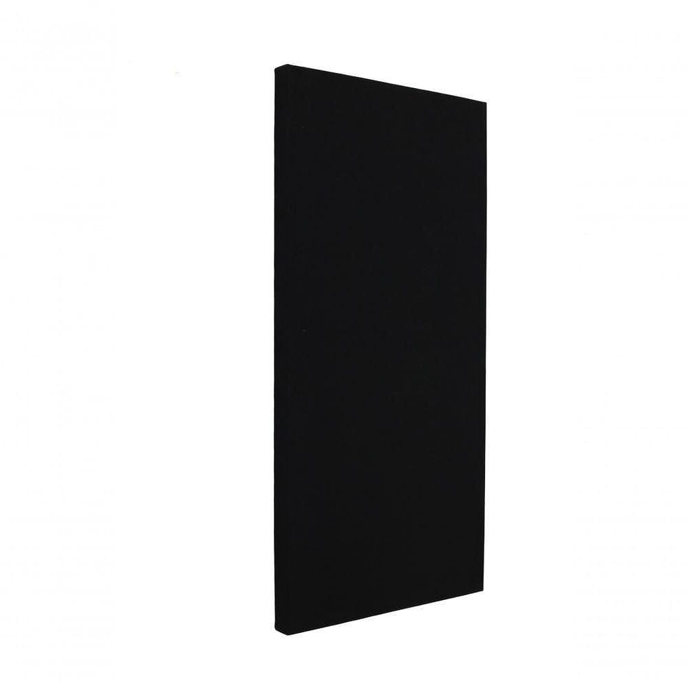 Painel Acústico Absorvedor Anti-chamas Soft 120x60cm Maestra Preto Crepe