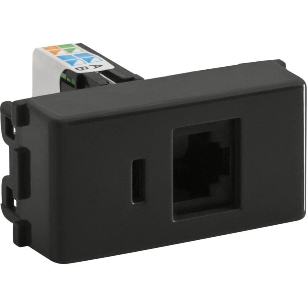 Modulo Tomada Telefone Rj11 Tramontina Grafite