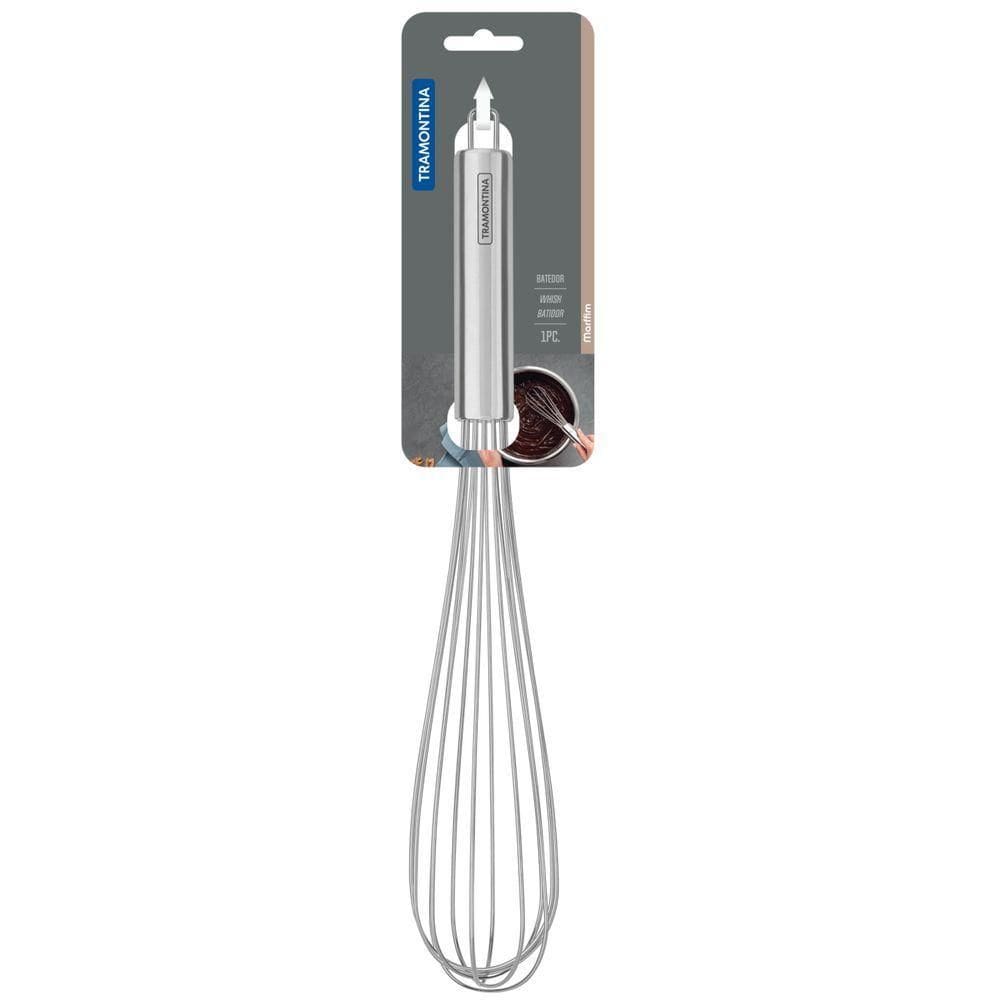 Batedor Tramontina Marffim Em Aço Inox 42 Cm