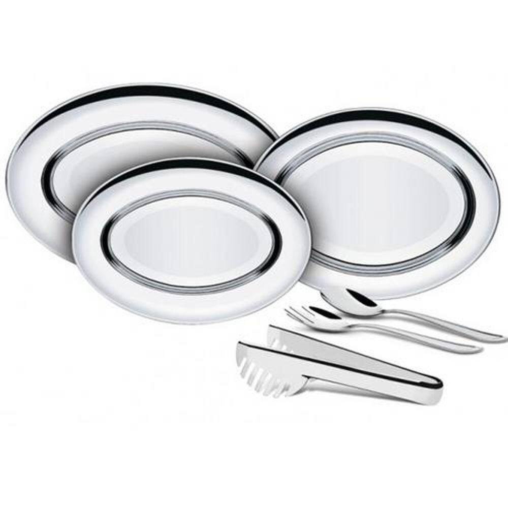 Kit Para Servir Tramontina Buena Em Aço Inox 6 Peças
