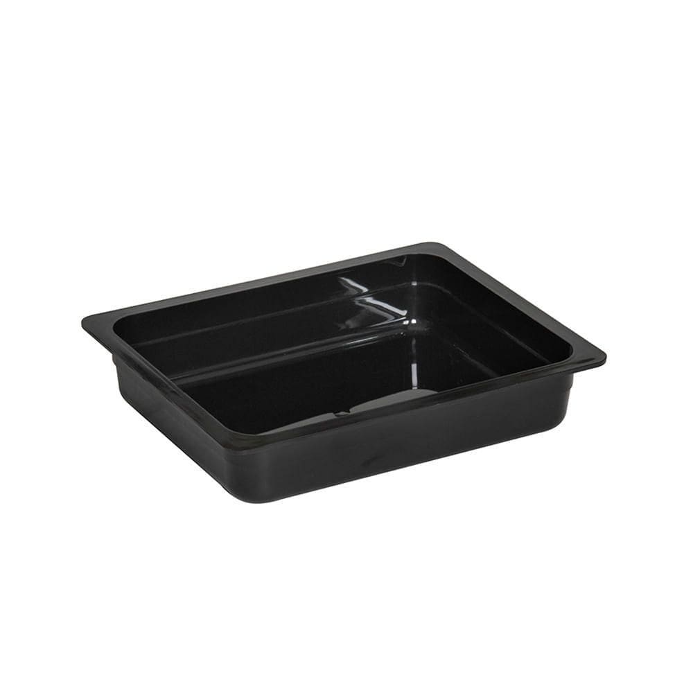 Cuba Gn 1-2 Cozinha 65mm Preta Em Policarbonato Linha Profissional Cook Vem