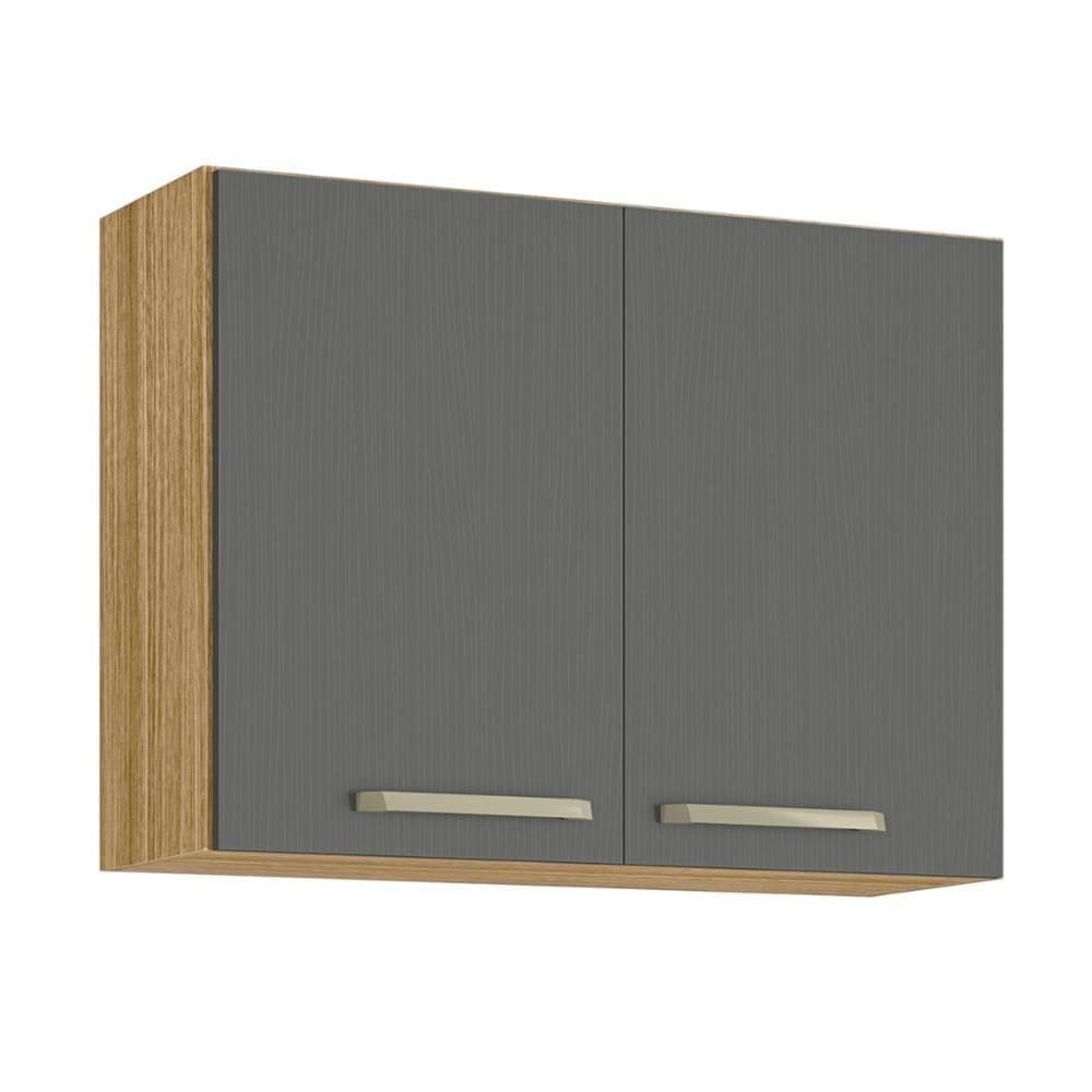 Armário Suspenso Com 2 Portas Tucson Freijó Gris