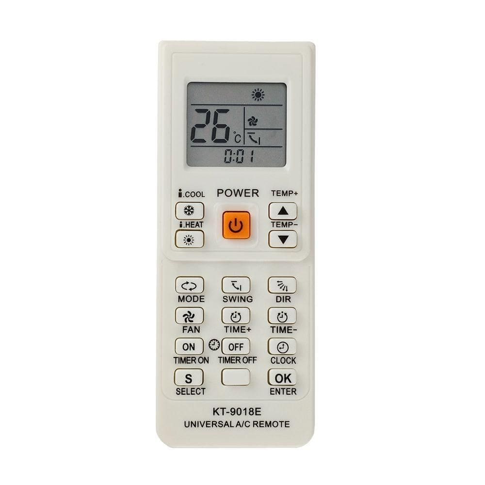 Controle Remoto Universal para Ar Condicionado KT-9018E HIATSU 6000 em 1 KT-9018E