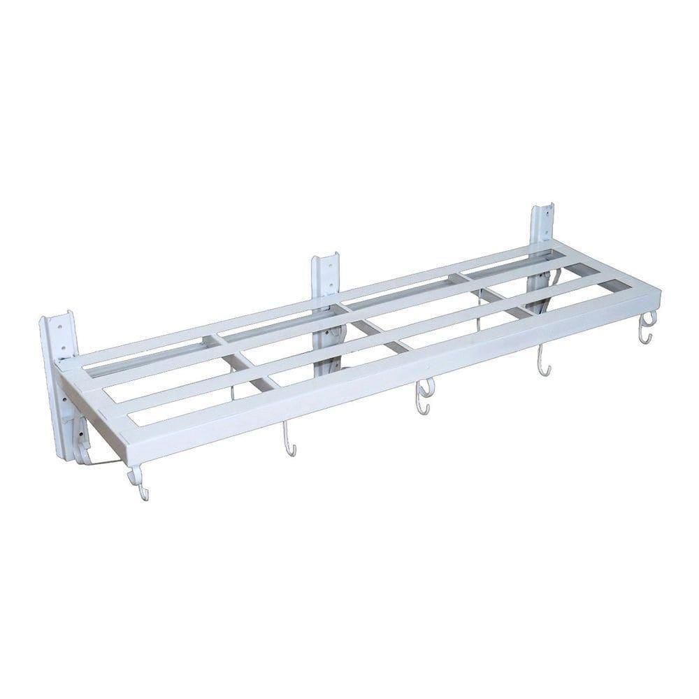 Paneleiro Suporte Para Panelas Aço Carbono N02 Grande Branco