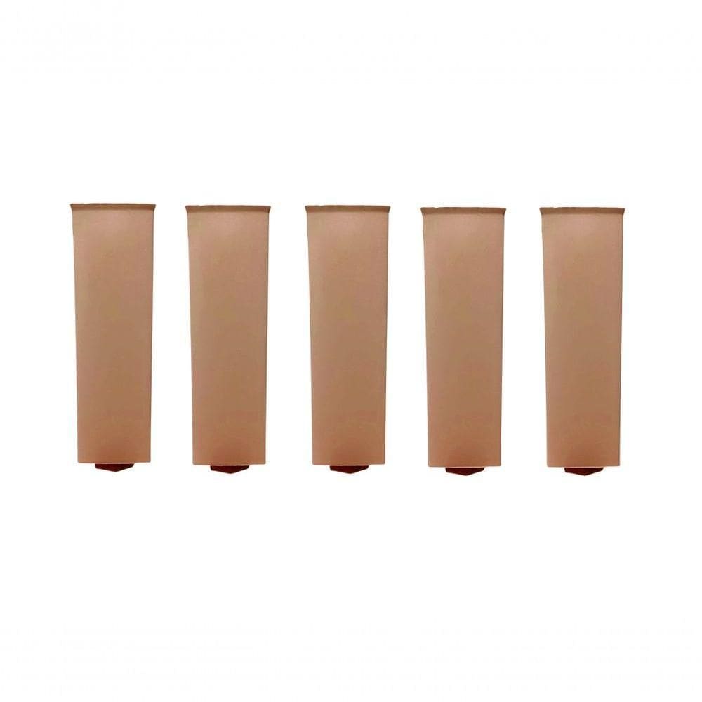 Kit 5 Pés Gabinete Armário Cozinha Regulável 14cm Vpn Bege