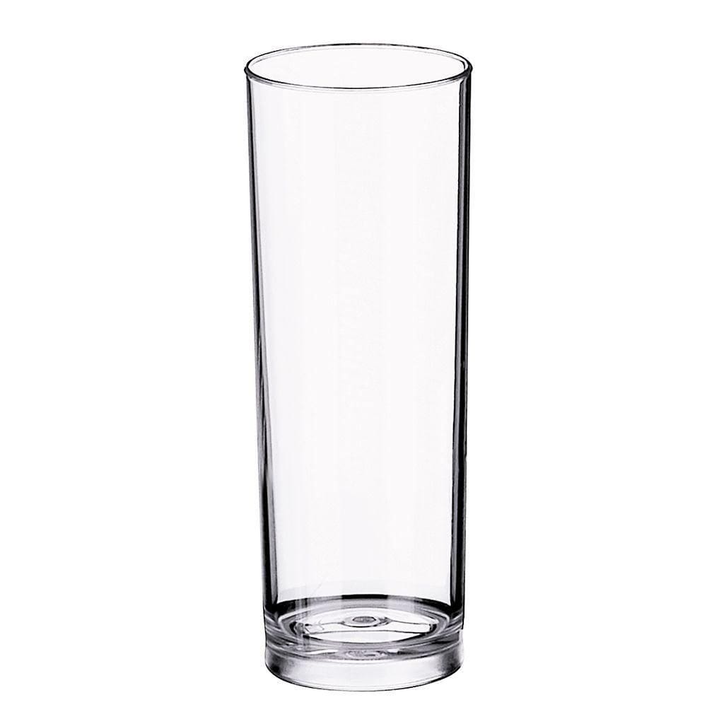 Conjunto 5 Copos Long Drink Gin Eventos Festas 330ml Boccati Cor:branco