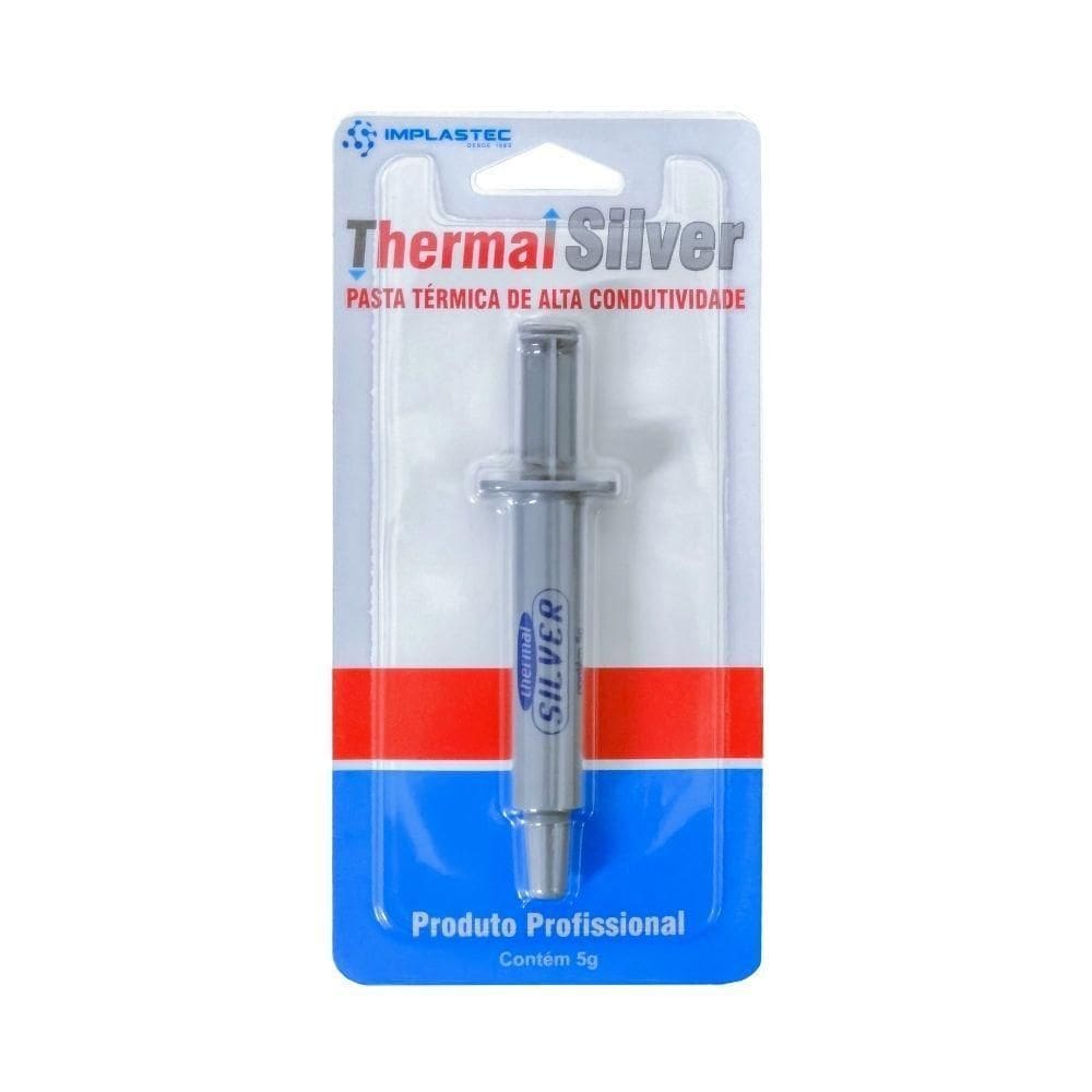 Pasta Termica Implastec Thermal Silver Blister 5g