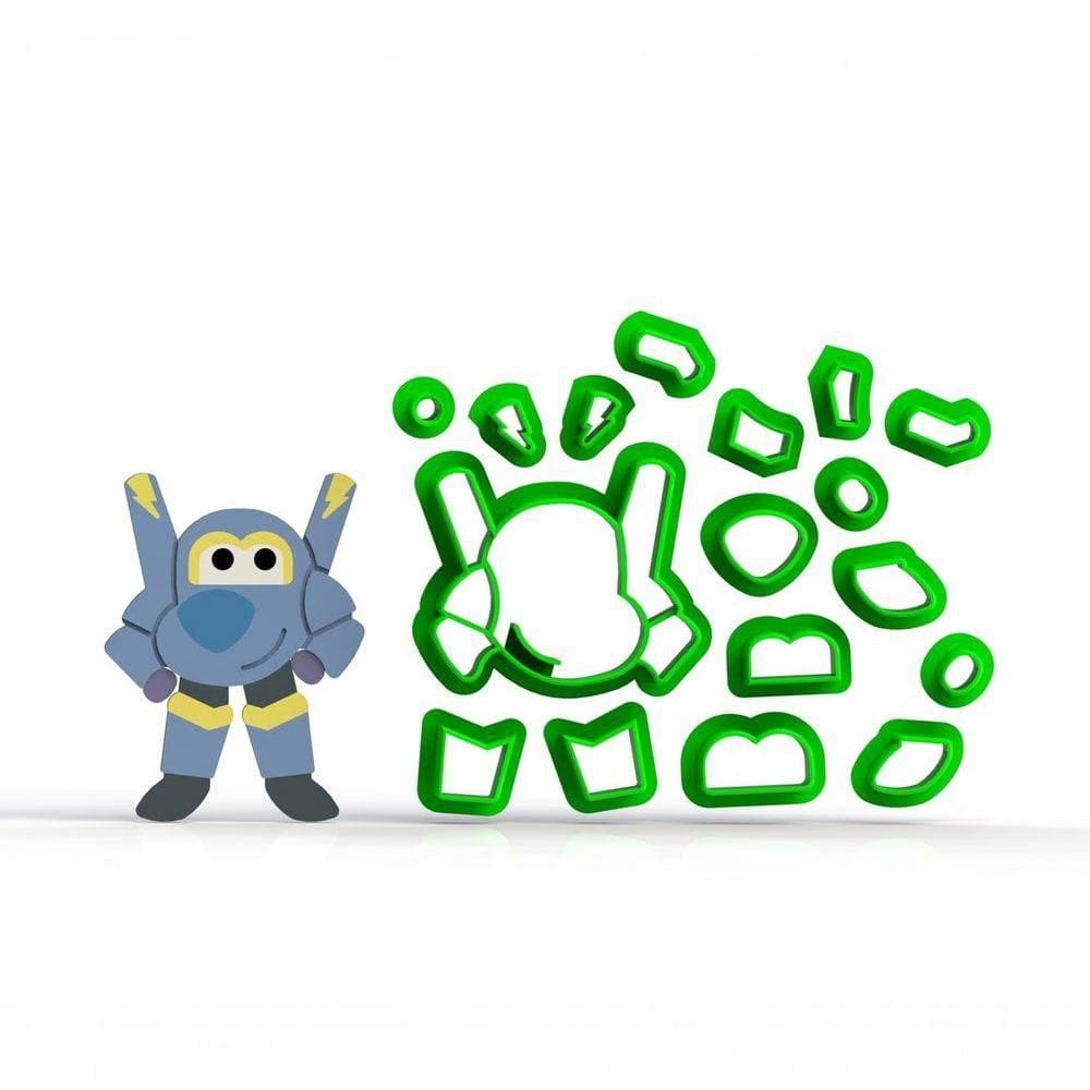 Cortador Super Wings - Jerome Modular 6 Cm