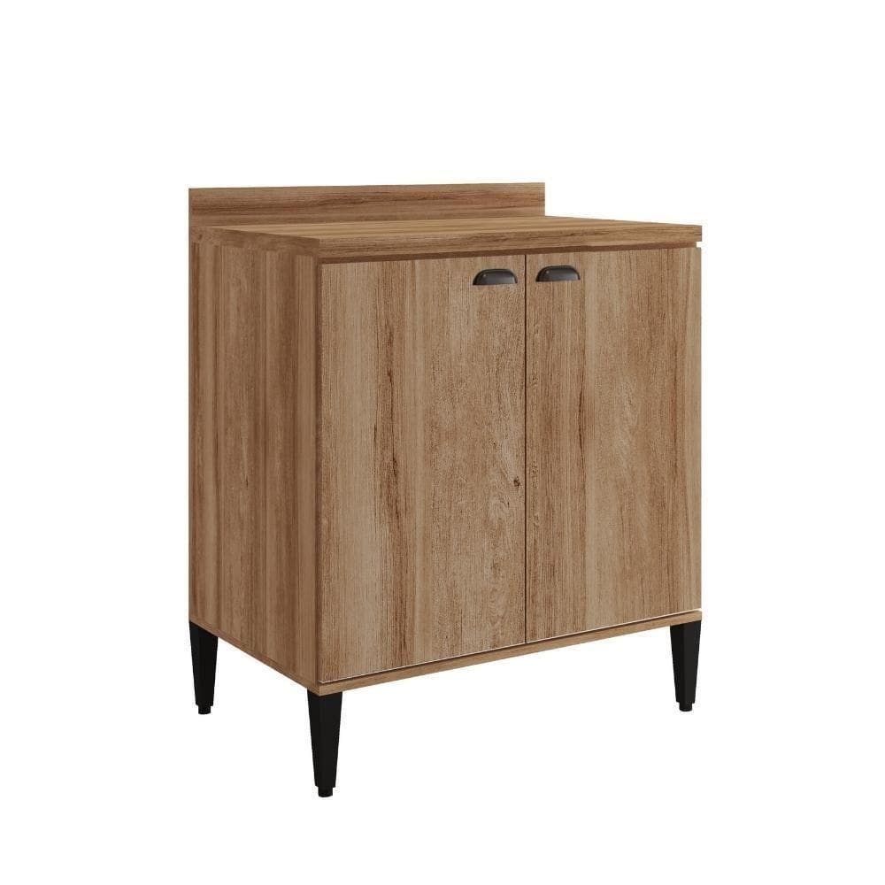 Balcão De Cozinha 800mm C- Tampo Lótus Carraro Freijó