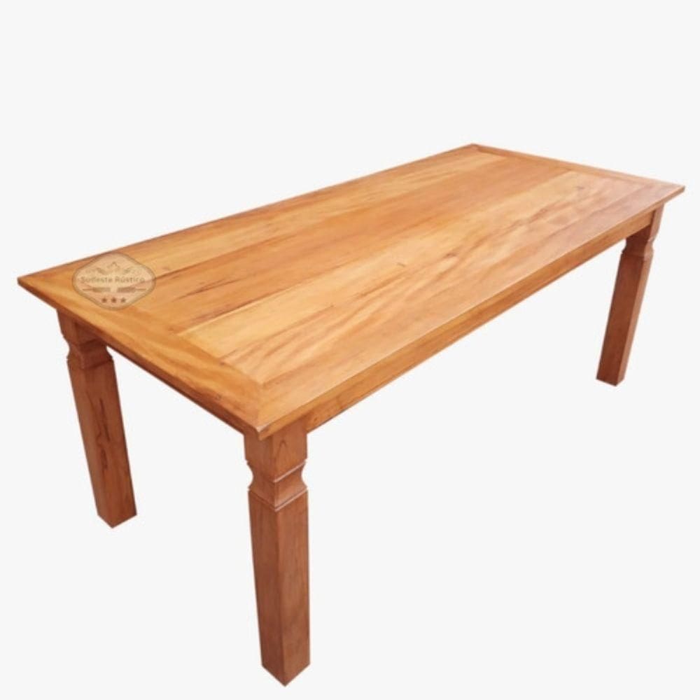 Mesa Em Madeira 180 X 80 Com Tinta Pátina Em Demolição Sudeste Rústico