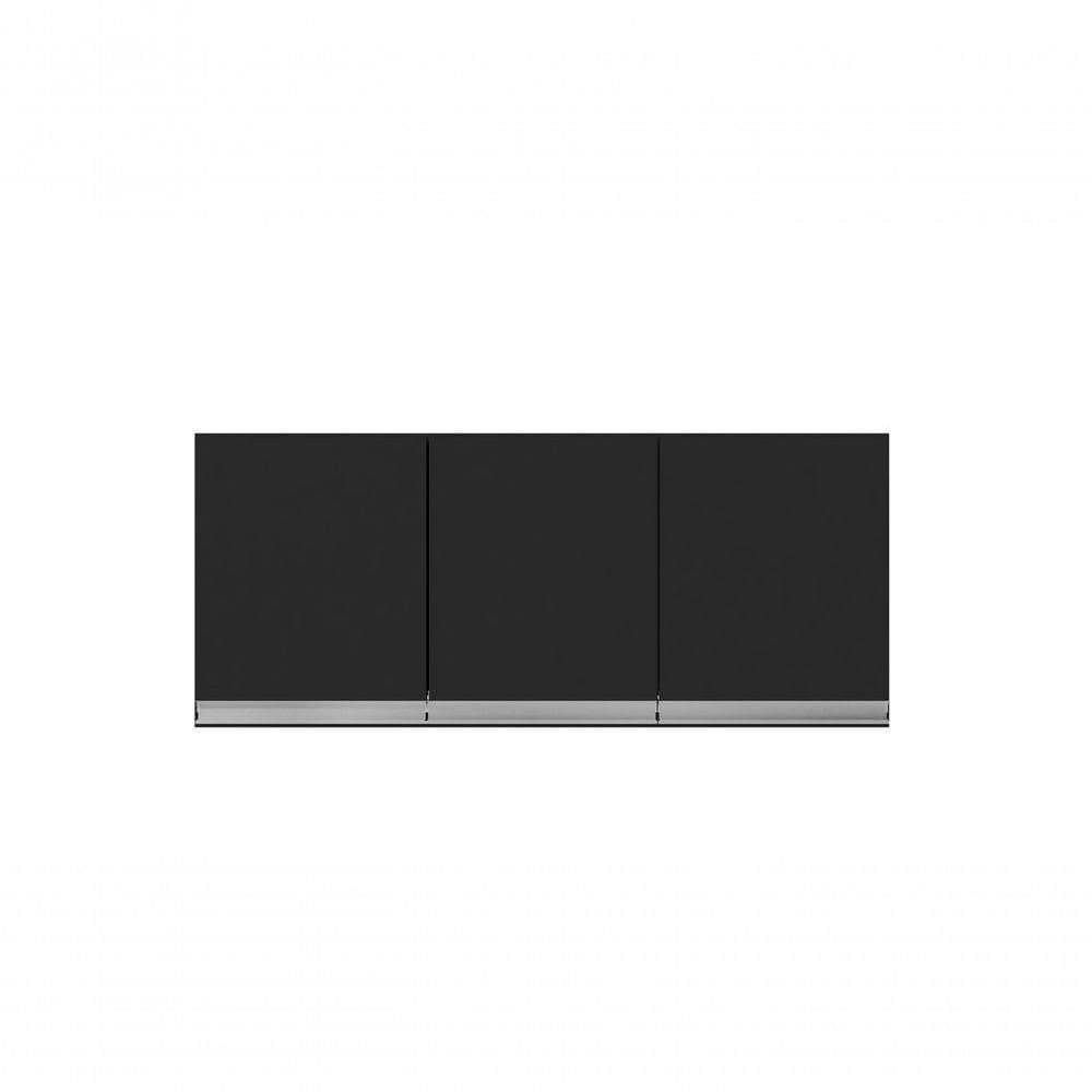 Módulo Suspenso Armário Aéreo P- Cozinha Andreia 120cm C- 3 Portas