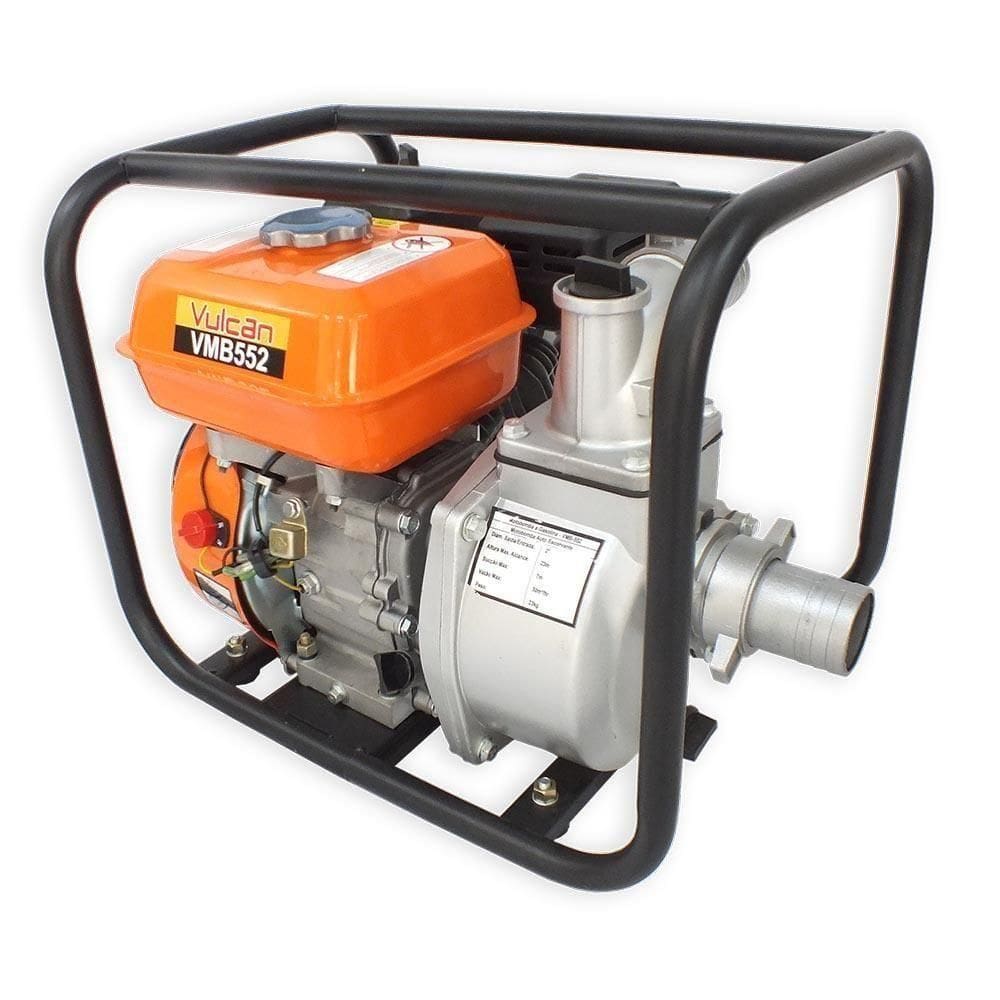 Motobomba D?água Gasolina Vulcan 4t 163cc Autoescorvante 2”