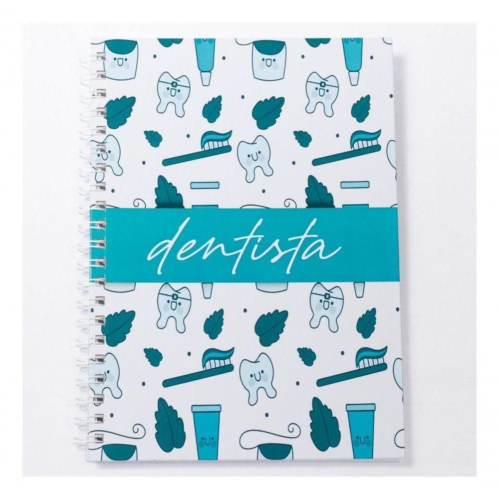 Caderno Universitário 100fls Odontologia Profissões