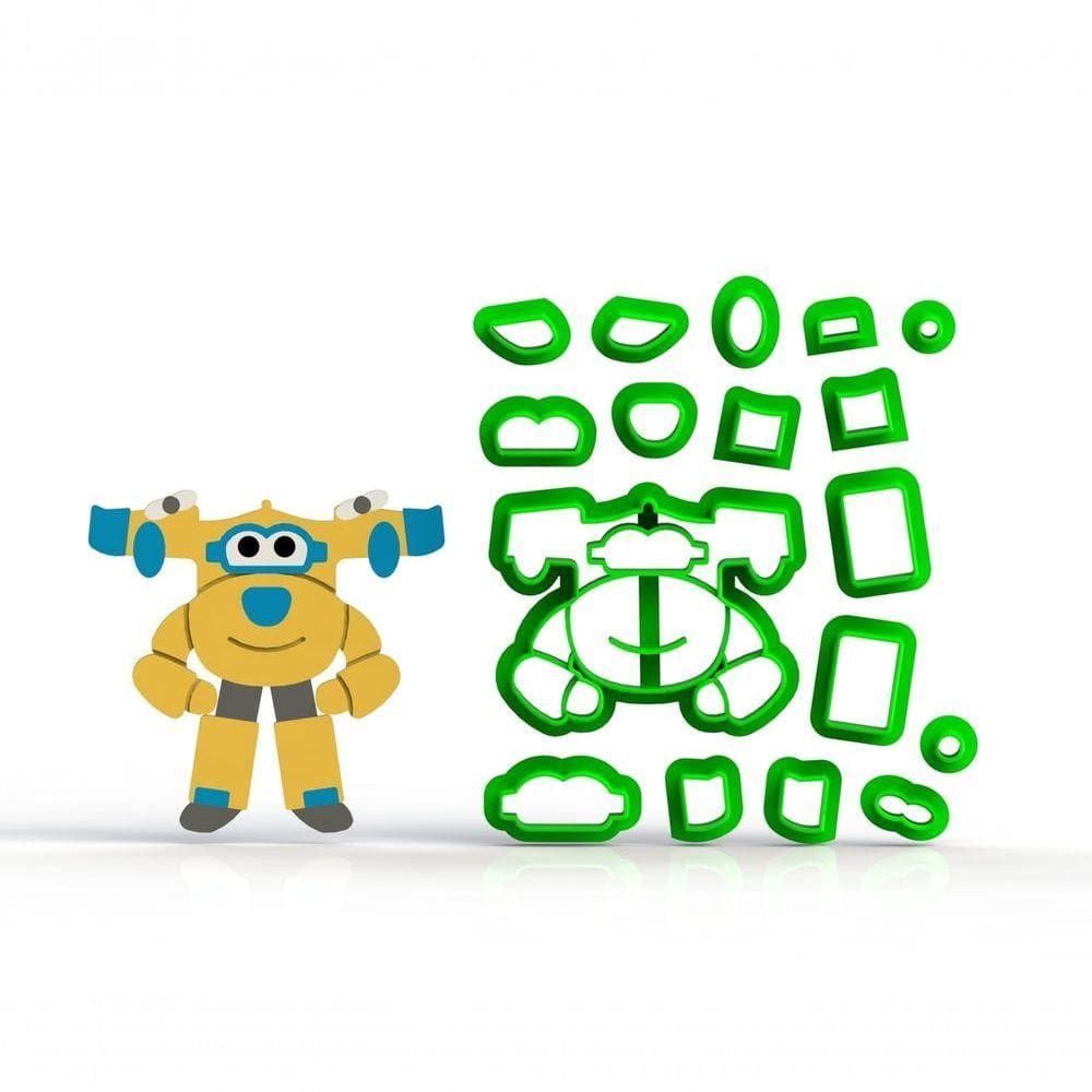 Cortador Super Wings - Donnie Modular 6 Cm