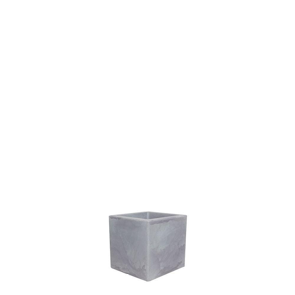 Vaso Cubo 40 X 40 Cm Cor 19 - Antique Cimento