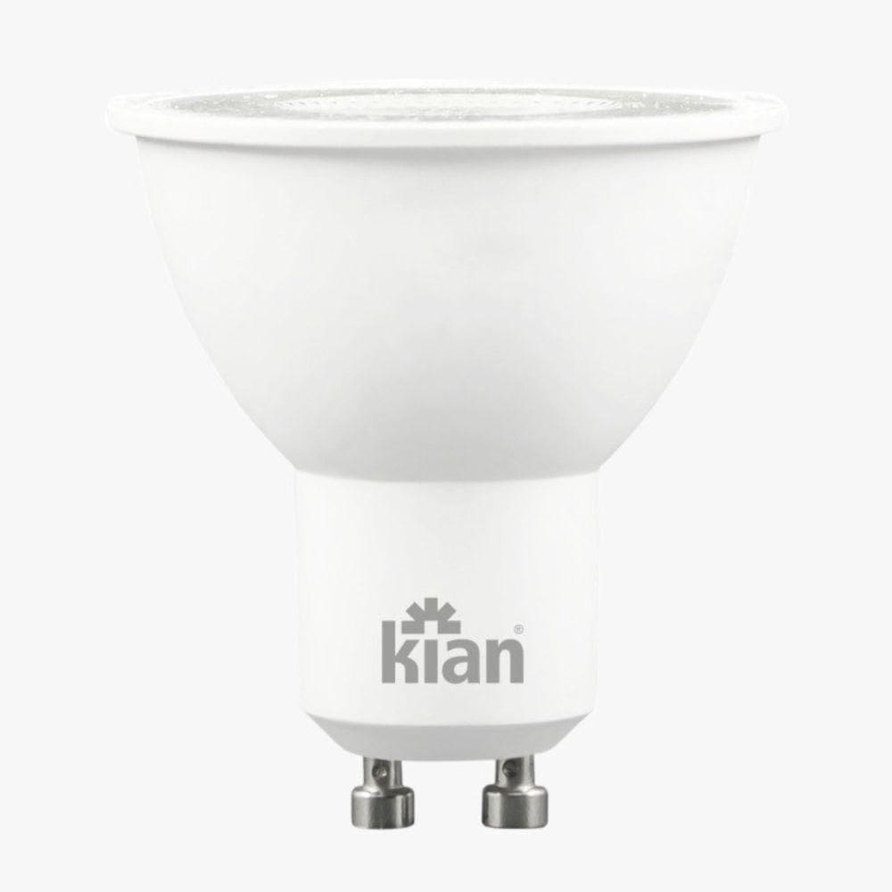 Kit 7 Lâmpadas Led Mr16 6,5w 2700k Branca Morna Bivolt