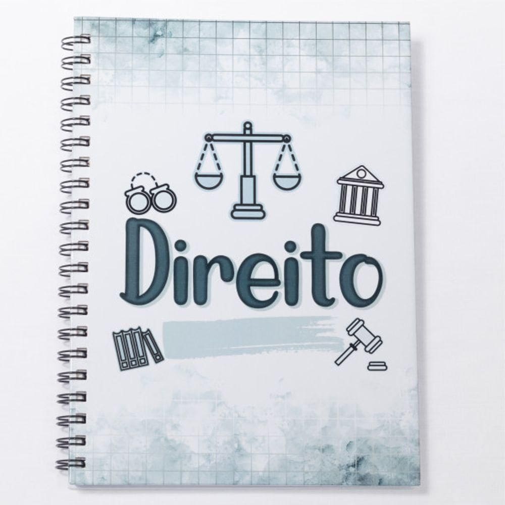 Caderno Universitário 100fls Direito Profissões Cor Direito