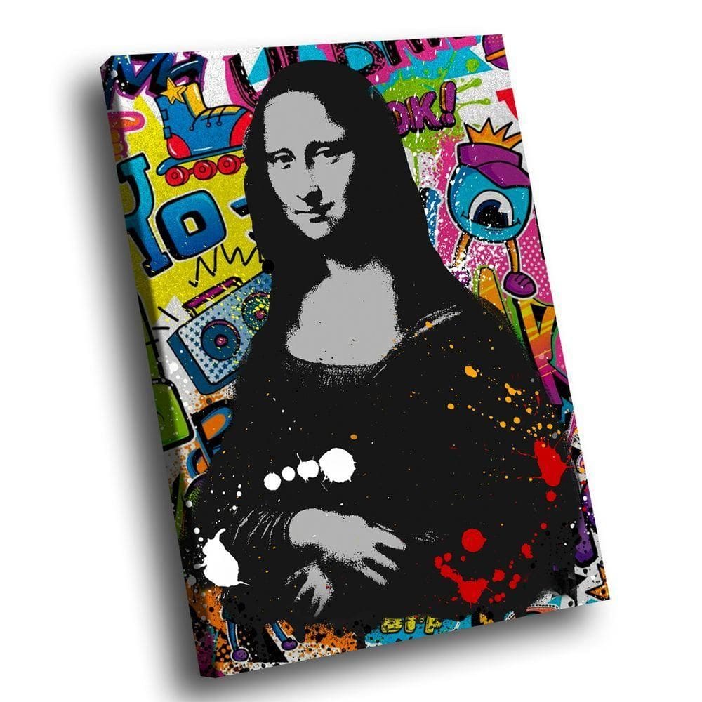 Quadro Monalisa Colors -- Br Artes