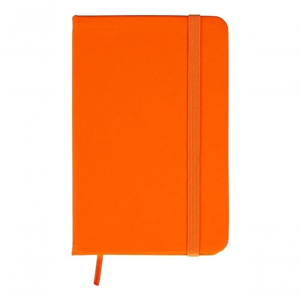 Caderneta De Bolso 9x14cm Cor Laranja